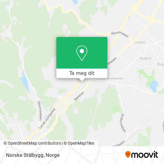Norske Stålbygg kart
