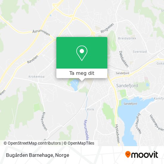 Bugården Barnehage kart