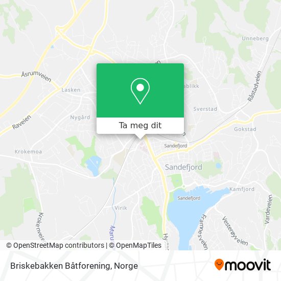 Briskebakken Båtforening kart