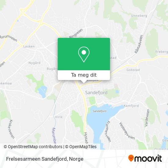 Frelsesarmeen Sandefjord kart