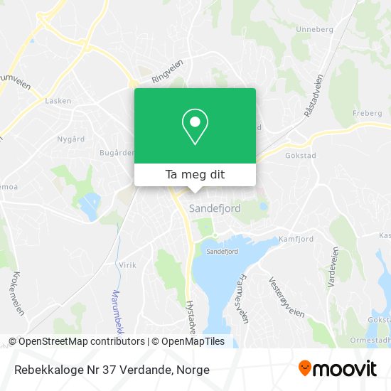 Rebekkaloge Nr 37 Verdande kart