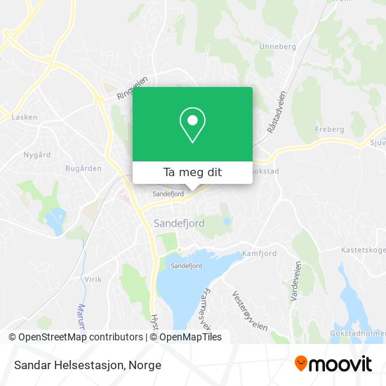 Sandar Helsestasjon kart