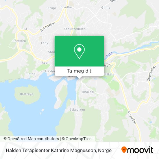 Halden Terapisenter Kathrine Magnusson kart