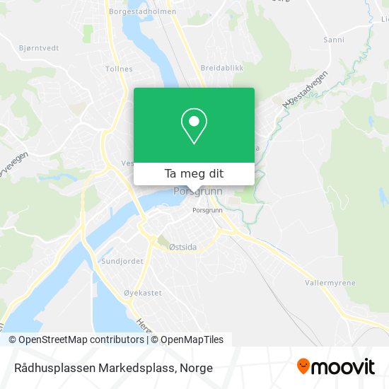 Rådhusplassen Markedsplass kart