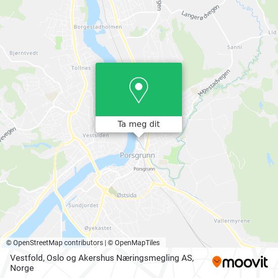 Vestfold, Oslo og Akershus Næringsmegling AS kart