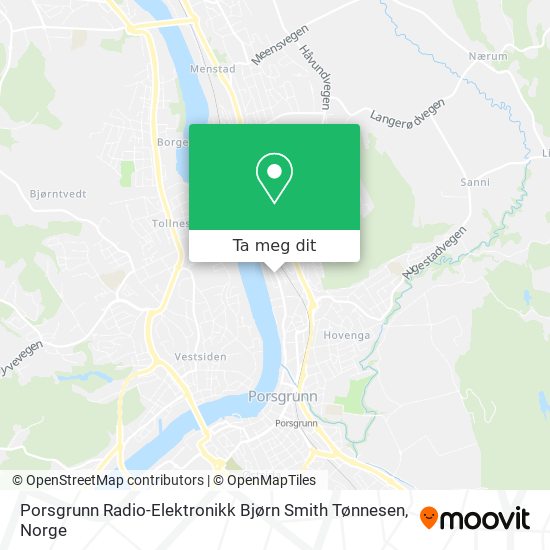 Porsgrunn Radio-Elektronikk Bjørn Smith Tønnesen kart