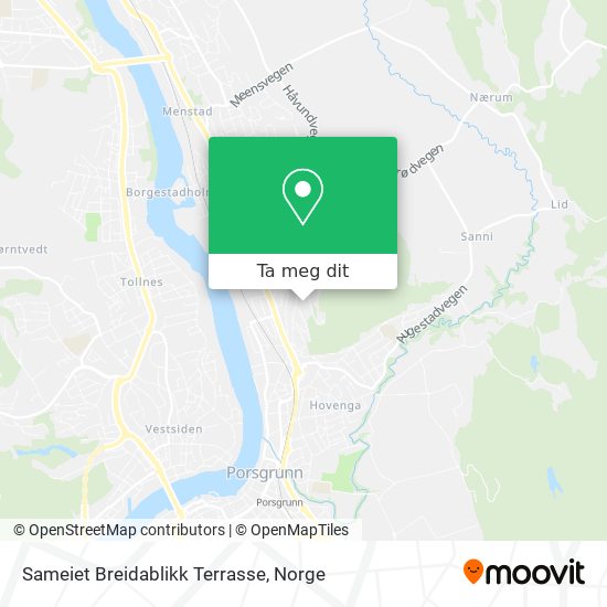Sameiet Breidablikk Terrasse kart