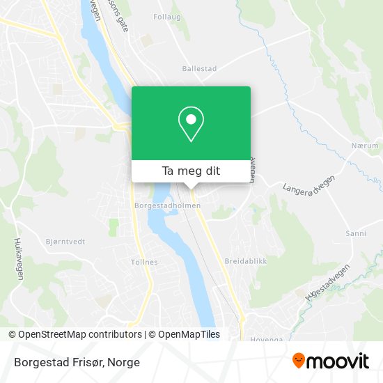 Borgestad Frisør kart