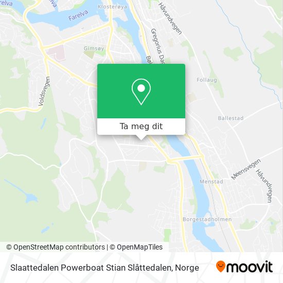 Slaattedalen Powerboat Stian Slåttedalen kart
