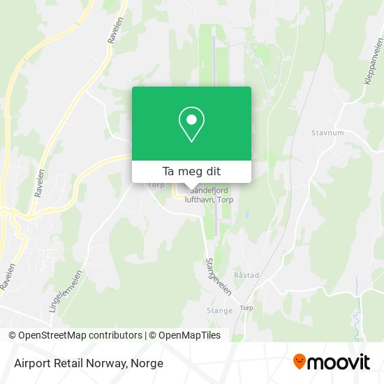 Airport Retail Norway kart