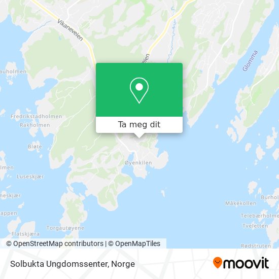 Solbukta Ungdomssenter kart