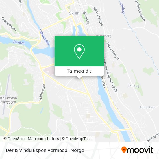 Dør & Vindu Espen Vermedal kart