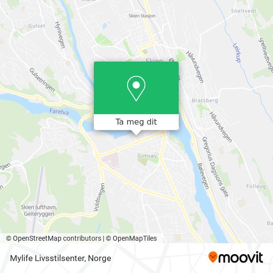 Mylife Livsstilsenter kart