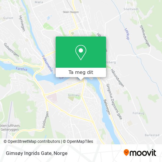 Gimsøy Ingrids Gate kart