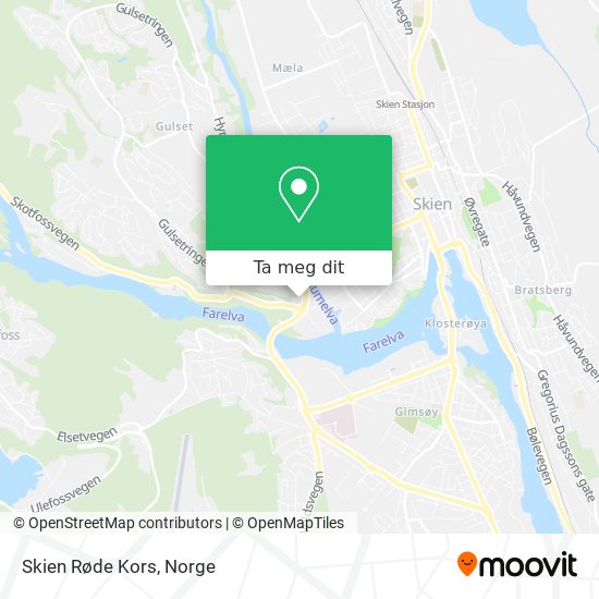 Skien Røde Kors kart