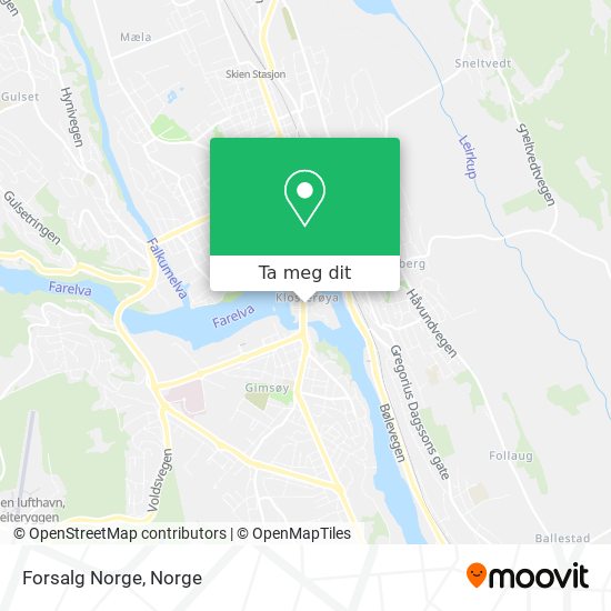 Forsalg Norge kart