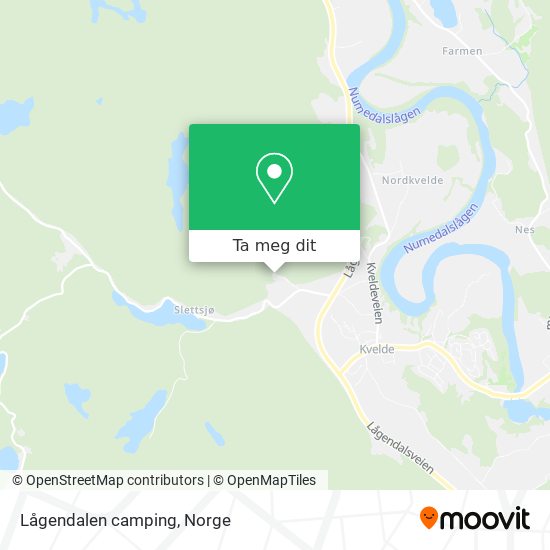 Lågendalen camping kart