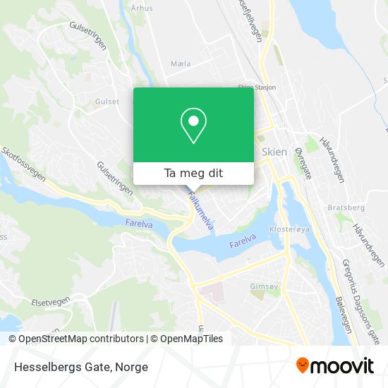 Hesselbergs Gate kart