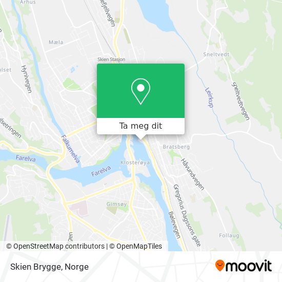 Skien Brygge kart