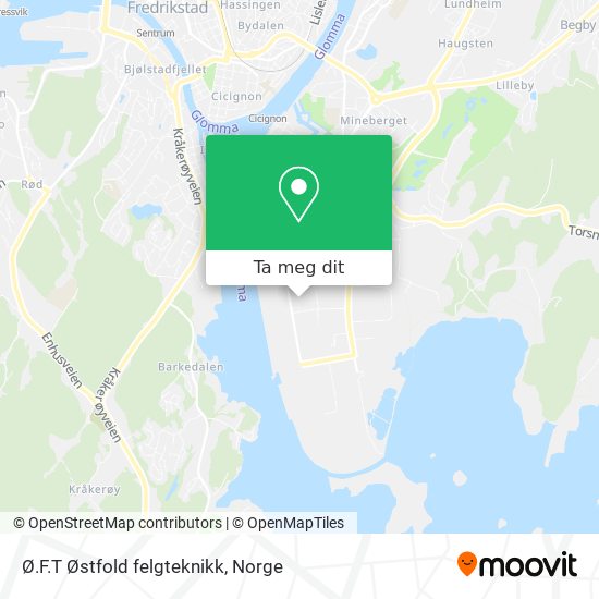 Ø.F.T Østfold felgteknikk kart