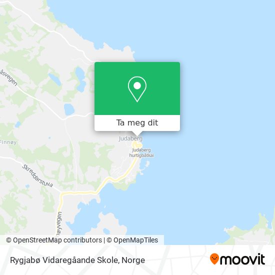 Rygjabø Vidaregåande Skole kart