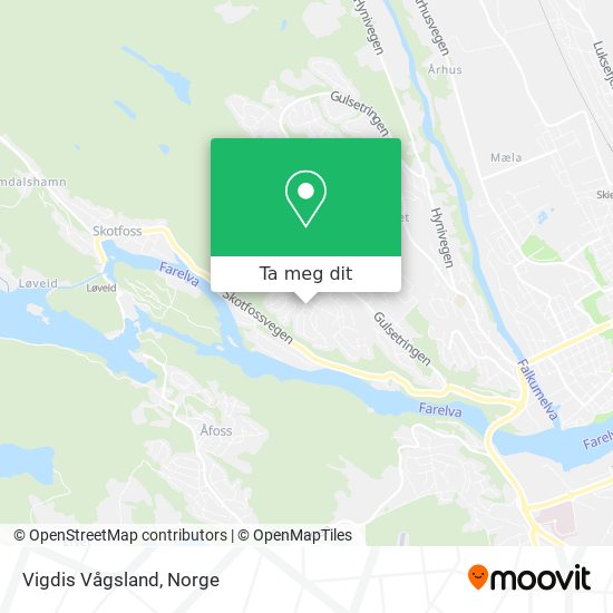 Vigdis Vågsland kart