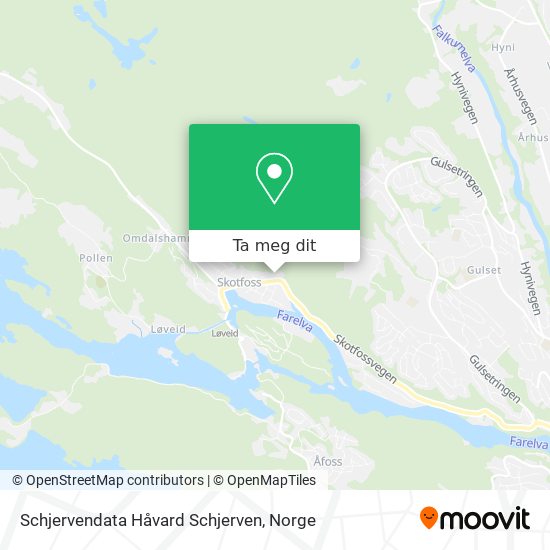 Schjervendata Håvard Schjerven kart