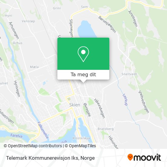 Telemark Kommunerevisjon Iks kart