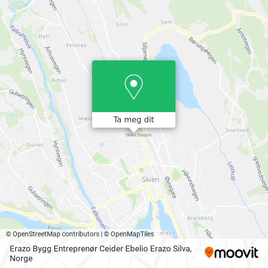 Erazo Bygg Entreprenør Ceider Ebelio Erazo Silva kart