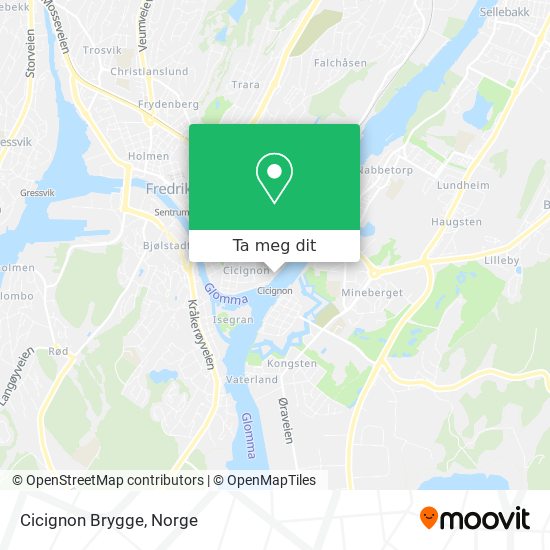 Cicignon Brygge kart