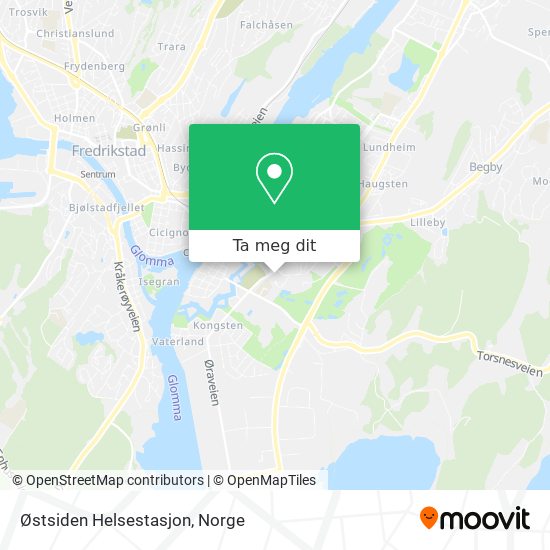 Østsiden Helsestasjon kart