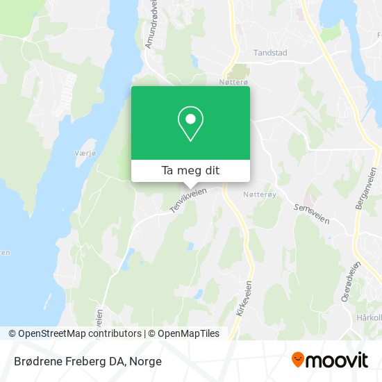 Brødrene Freberg DA kart