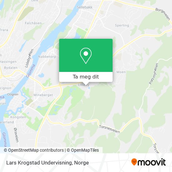 Lars Krogstad Undervisning kart