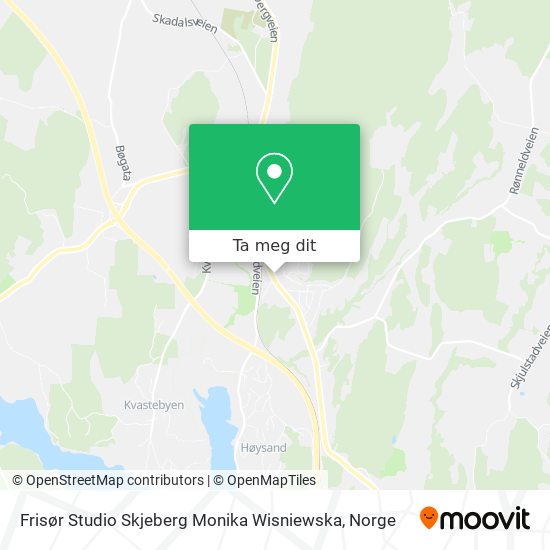 Frisør Studio Skjeberg Monika Wisniewska kart