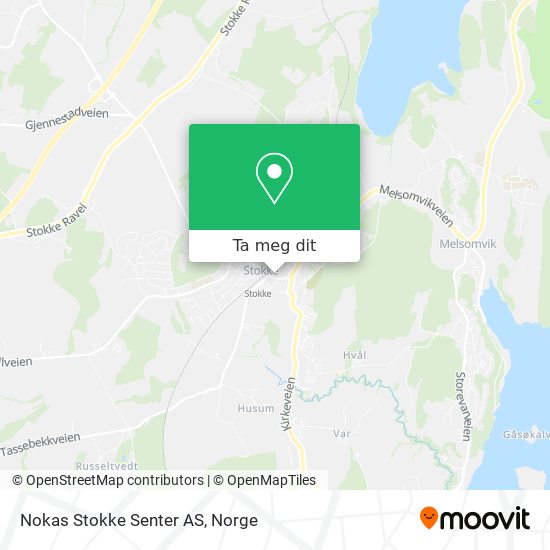 Nokas Stokke Senter AS kart