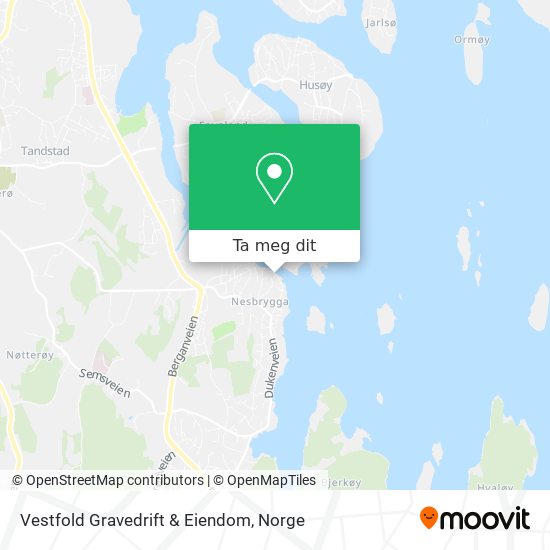 Vestfold Gravedrift & Eiendom kart