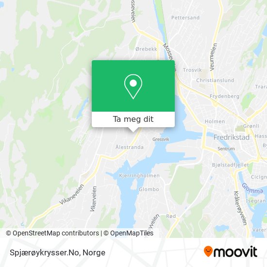 Spjærøykrysser.No kart