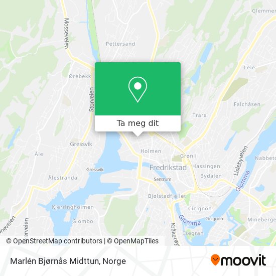 Marlén Bjørnås Midttun kart