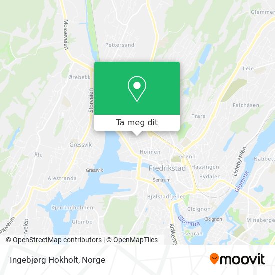 Ingebjørg Hokholt kart