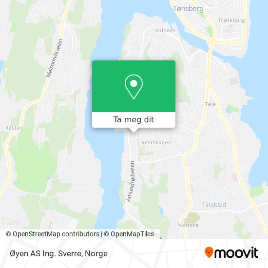 Øyen AS Ing. Sverre kart