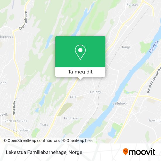 Lekestua Familiebarnehage kart