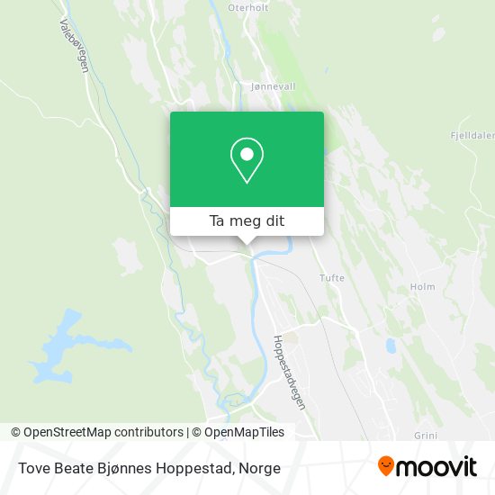 Tove Beate Bjønnes Hoppestad kart