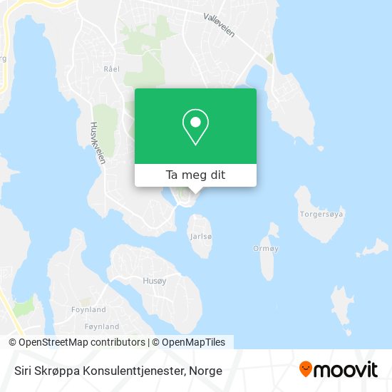 Siri Skrøppa Konsulenttjenester kart