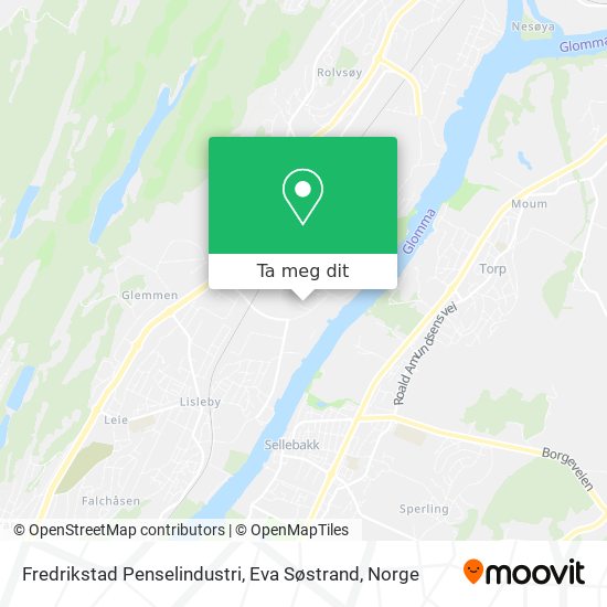 Fredrikstad Penselindustri, Eva Søstrand kart