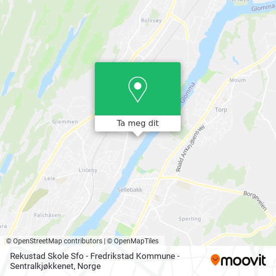 Rekustad Skole Sfo - Fredrikstad Kommune - Sentralkjøkkenet kart
