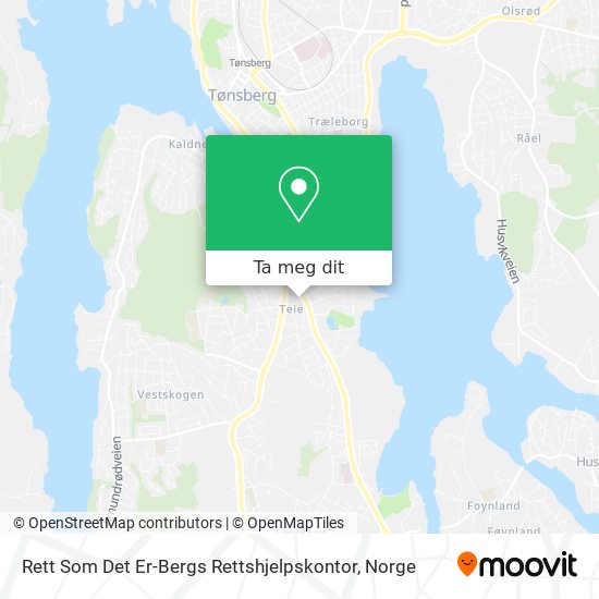 Rett Som Det Er-Bergs Rettshjelpskontor kart