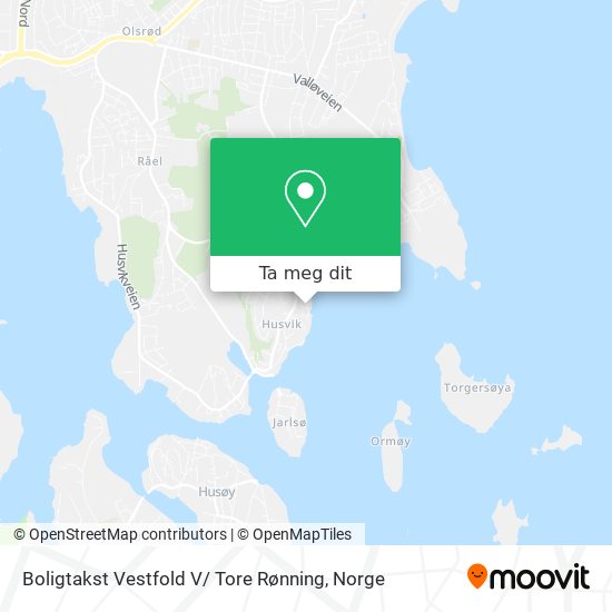 Boligtakst Vestfold V/ Tore Rønning kart