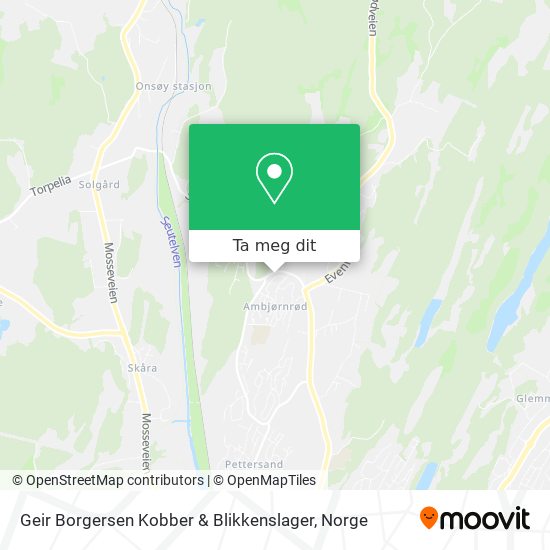 Geir Borgersen Kobber & Blikkenslager kart