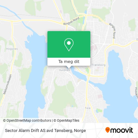 Sector Alarm Drift AS avd Tønsberg kart