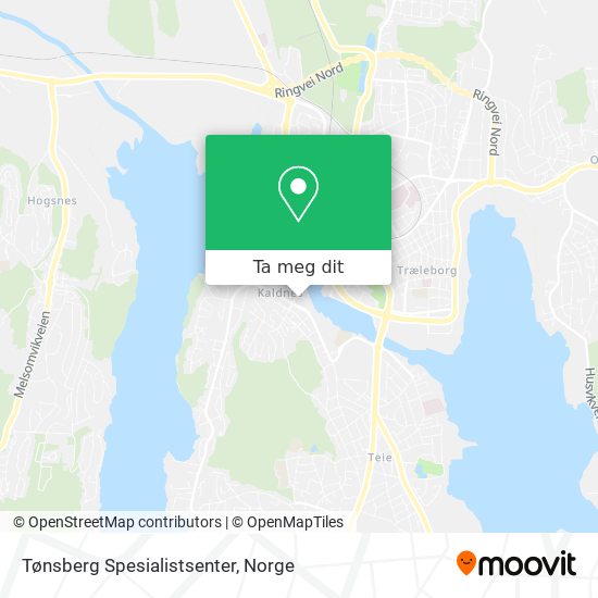 Tønsberg Spesialistsenter kart